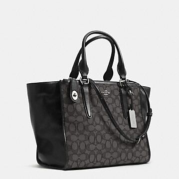 High Quality Brand Coach Crosby Carryall In Leather - Click Image to Close